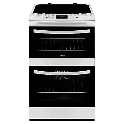 Zanussi ZCV48300WA Electric Cooker, White Zanussi ZCV48300WA Electric Cooker, White